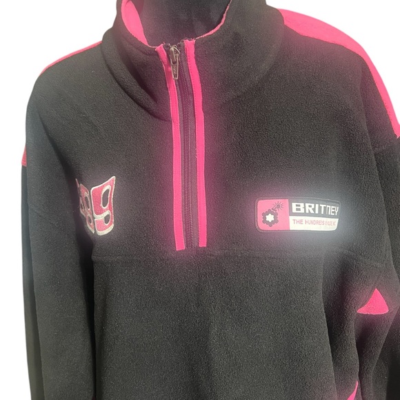 The Hundreds Britney Spears, 2X, Black/Pink Pullover Fleece.NWT @26 - Picture 8 of 12